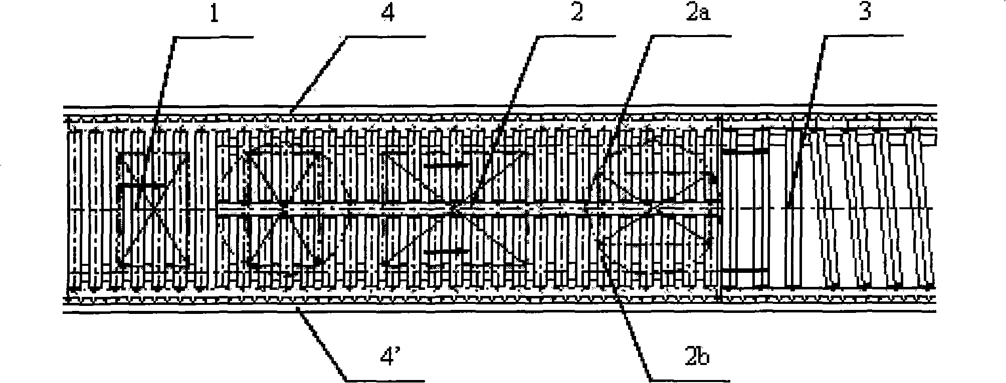 Self-selecting differential steering conveying equipment