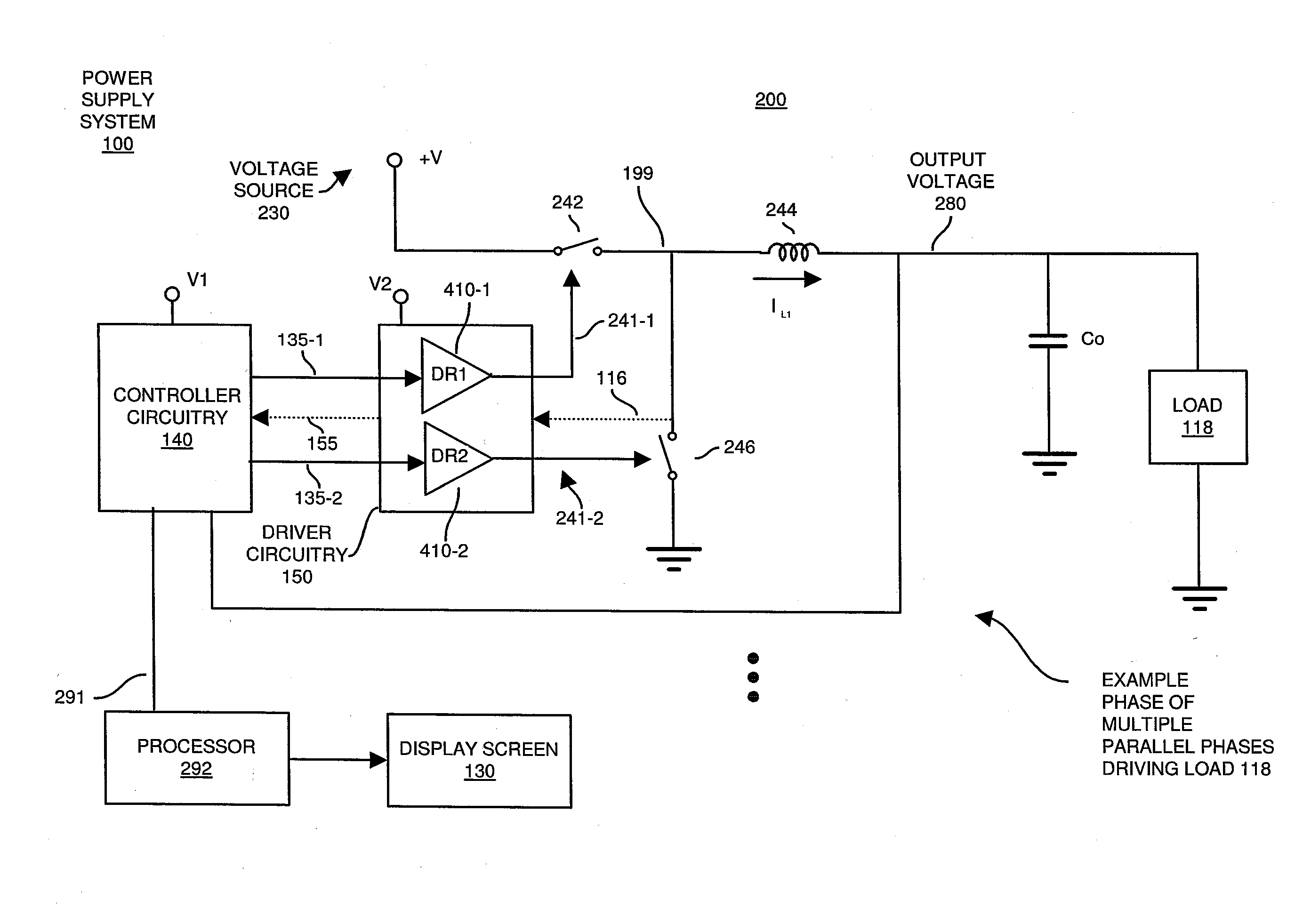 Circuit connectivity and conveyance of power status information