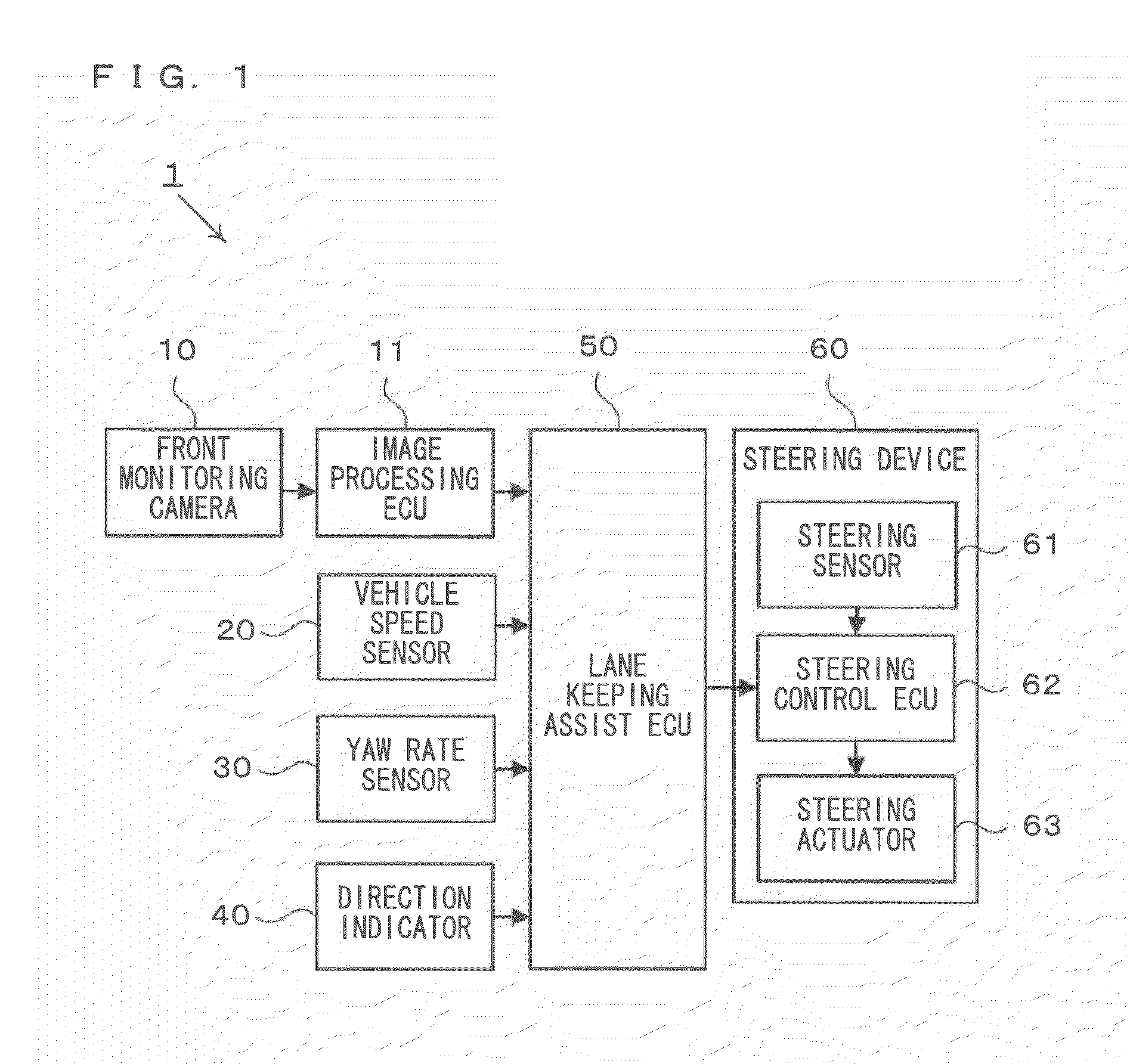 Steering assist device