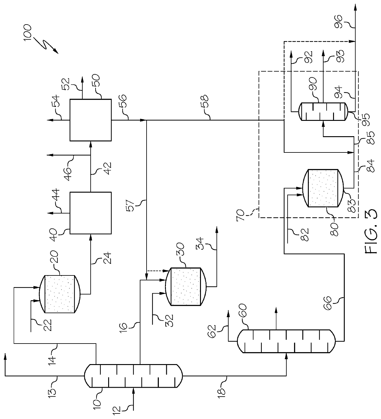 Systems and processes integrating hydroprocessing and an aromatics recovery complex for separating and upgrading hydrocarbons