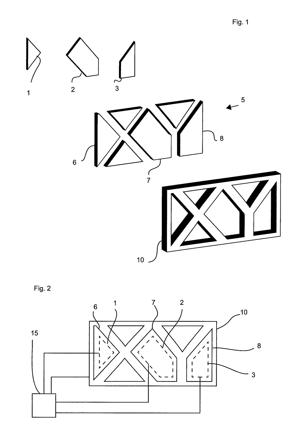 Operating device for motor vehicles