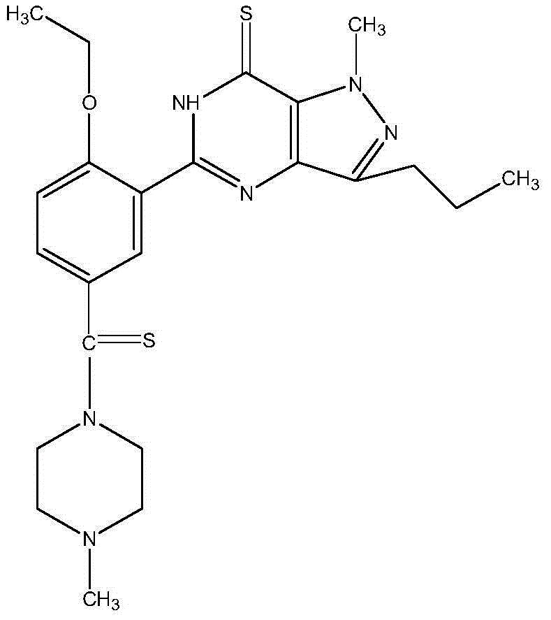 Synthesis method of sildenafil analog