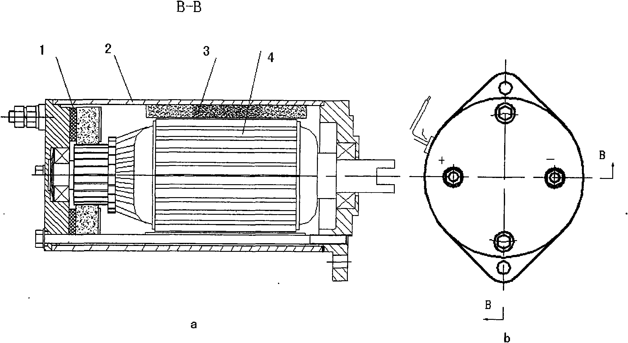 Permanent magnetic DC pump motor