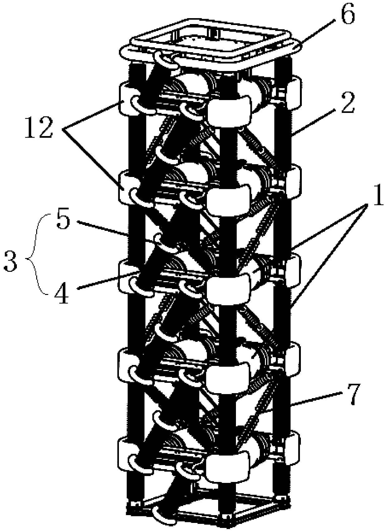 High-voltage cascaded isolation transformer with solid insulation structure