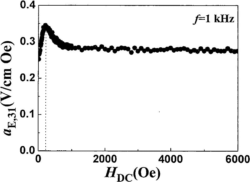 Electroless plating method for preparing magnetoelectric composite material