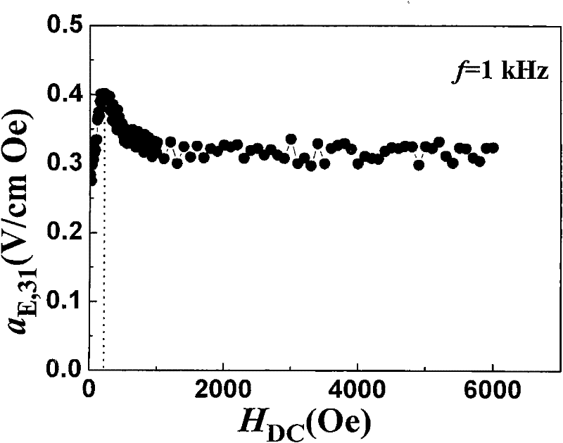 Electroless plating method for preparing magnetoelectric composite material