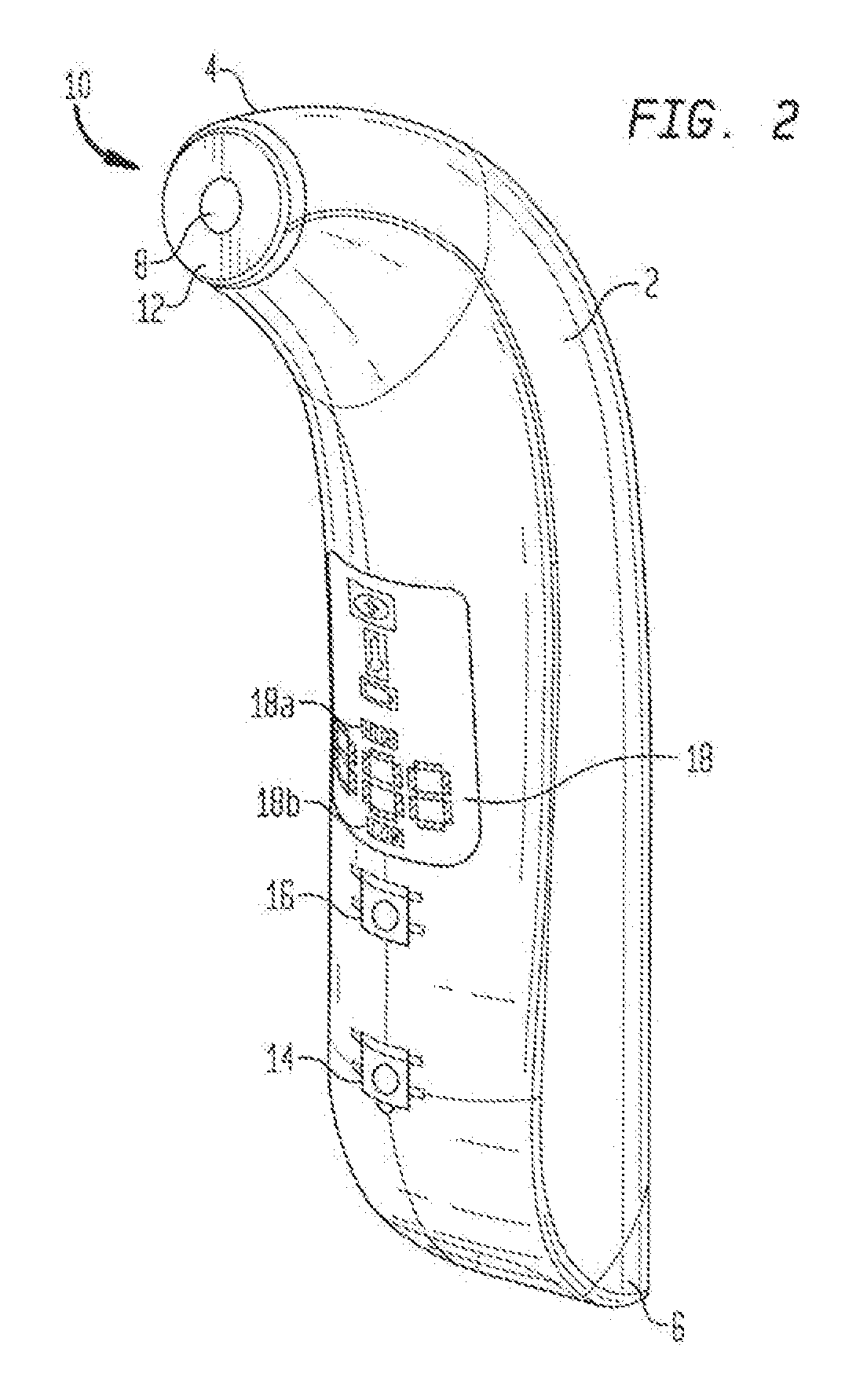 Handholdable laser device featuring pulsing of a continuous wave laser