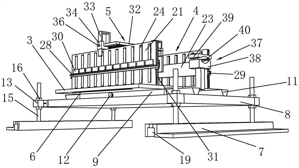 Adjusting device for mounting direct-current motor and mounting method of adjusting device