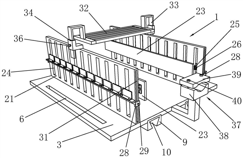 Adjusting device for mounting direct-current motor and mounting method of adjusting device