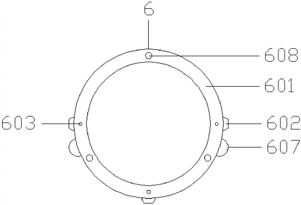 Laser adjusting type overhead obstacle crossing life-saving air inflation pipeline