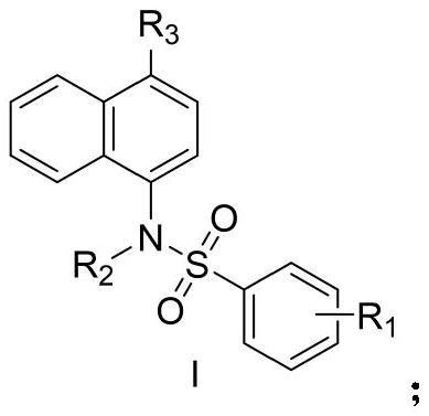 Naphthylsulfonamide amino acid derivative, preparation method and medical use thereof