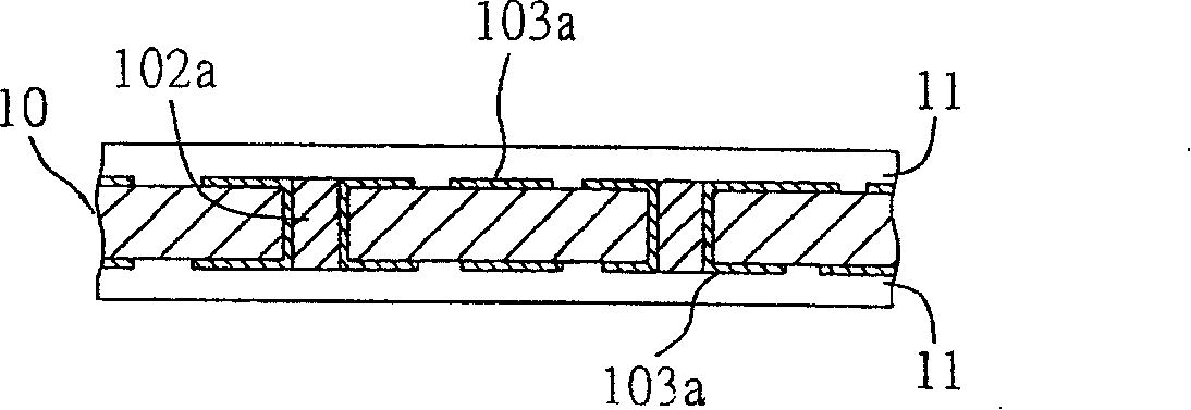 Circuit board structure and its making method