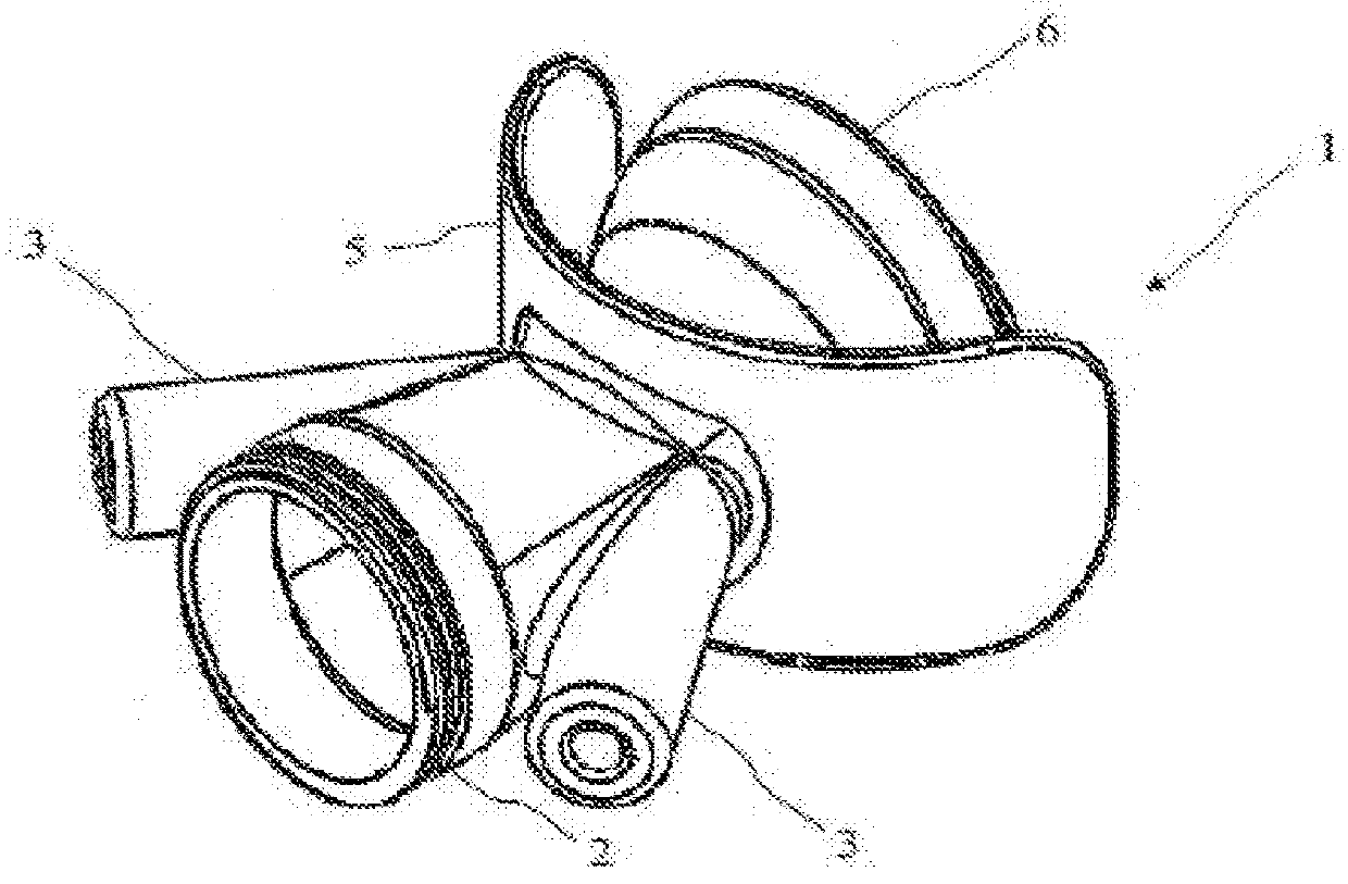 Mouthpiece device for the treatment of obstructive sleep apnea syndrome