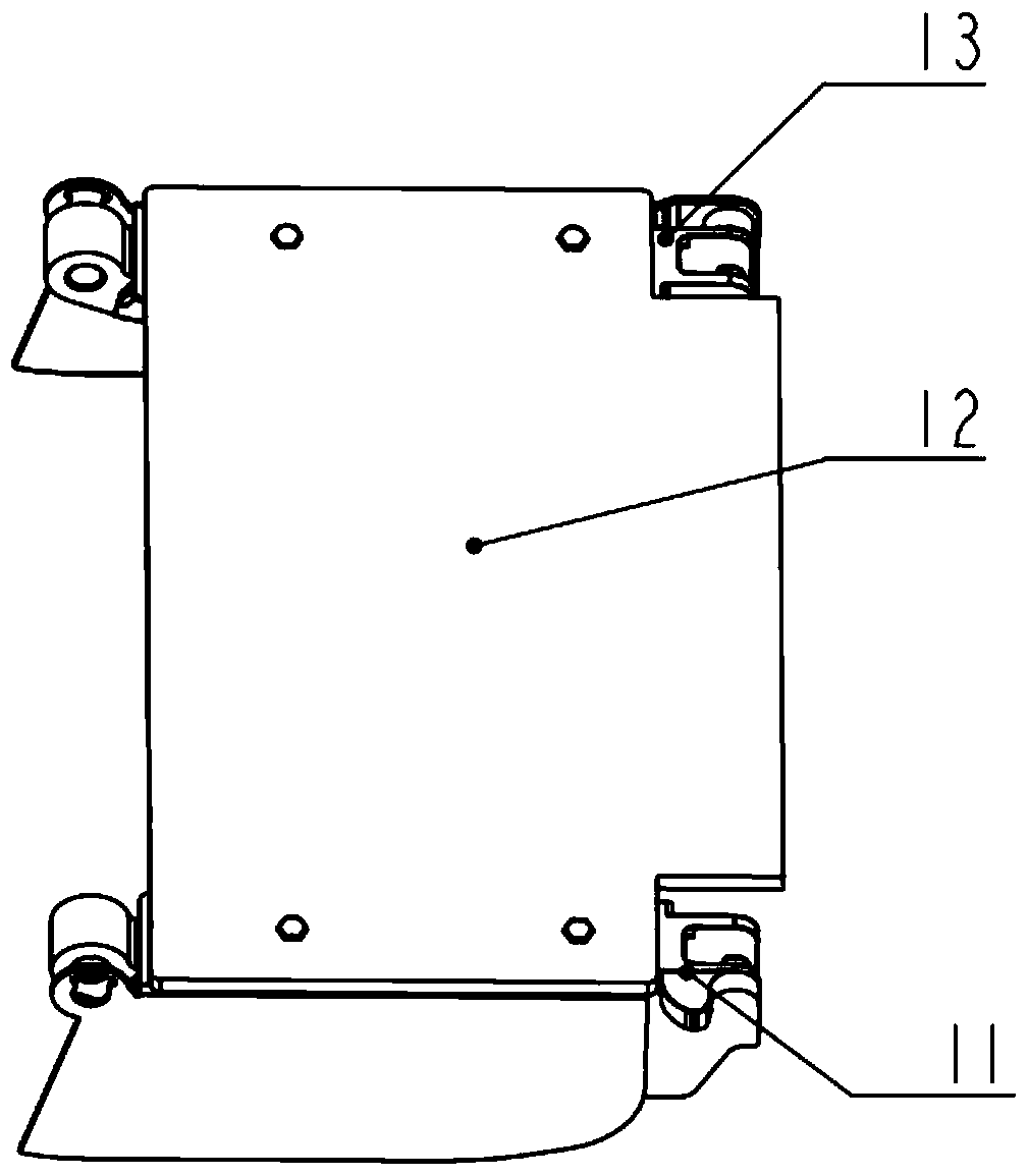 Modular operating table top and back panel structure