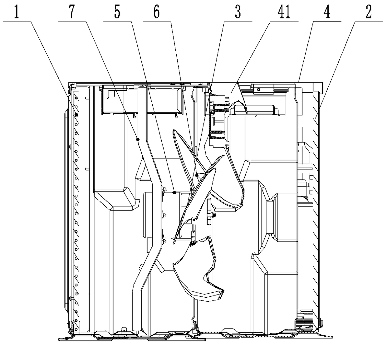 Air conditioner-water heater outdoor integrated unit and air conditioner-water heater integrated system