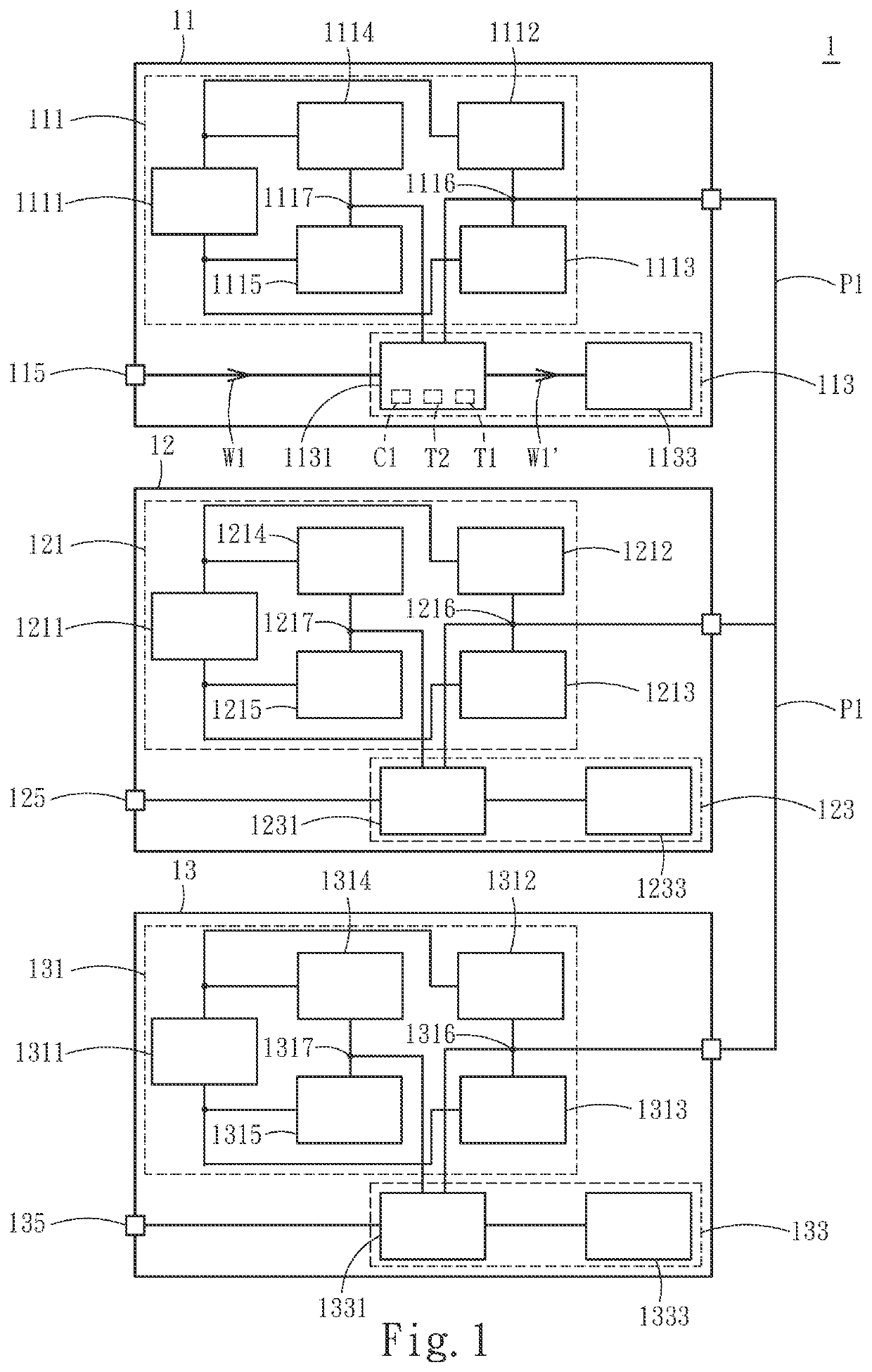 Multi-phase control circuit, multi-phase power system and temperature balance control method thereof