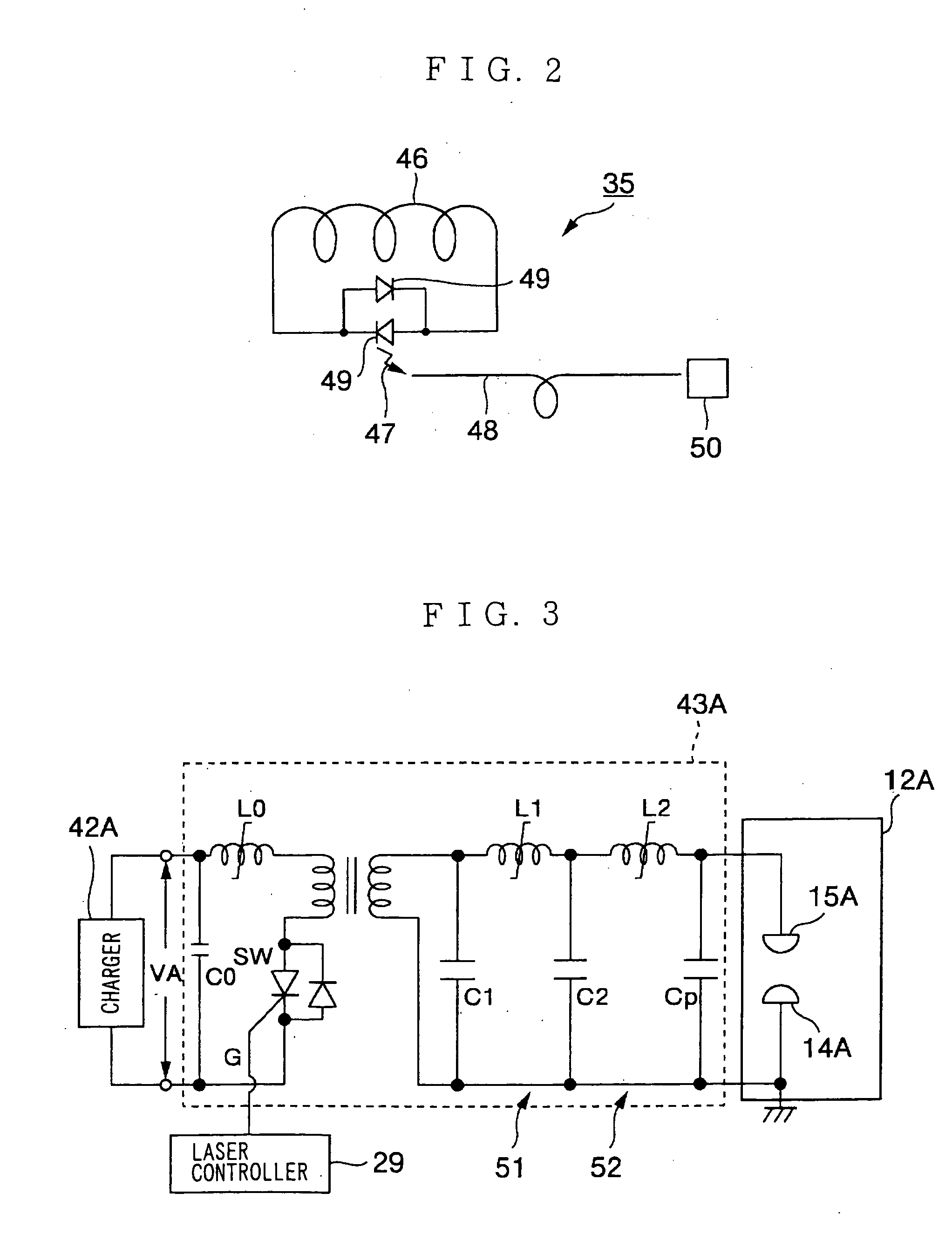 Injection locking type or MOPA type of laser device