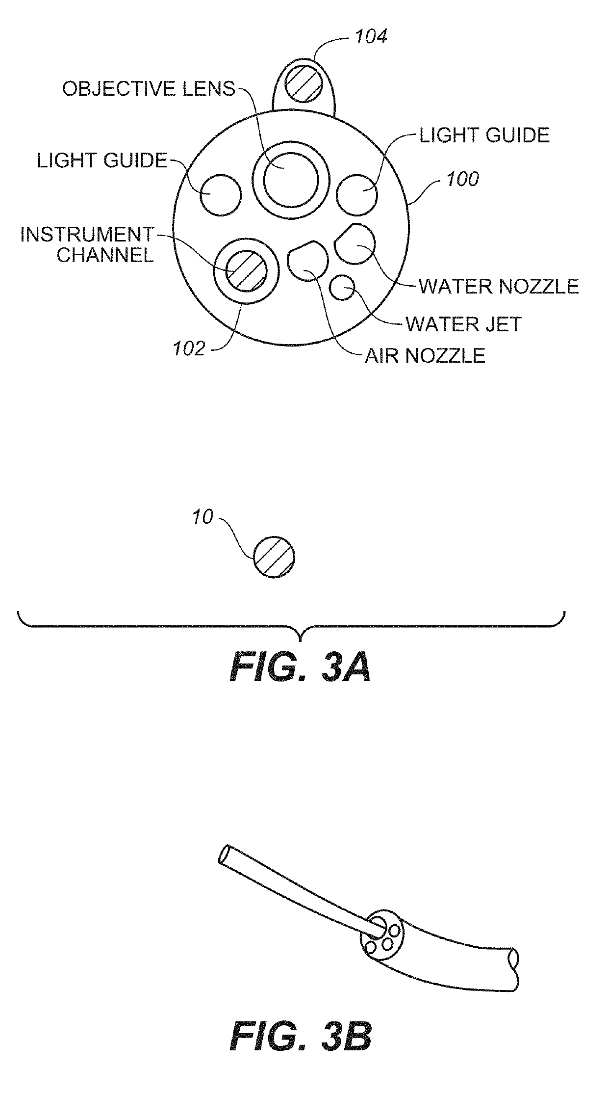 Dual-view probe for illumination and imaging, and use thereof
