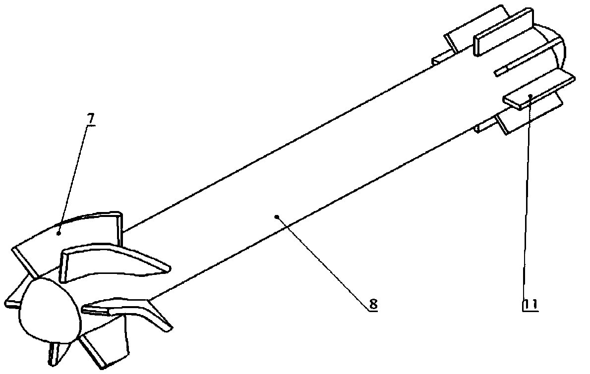 A pipeline type natural gas condensate liquid cyclone separator