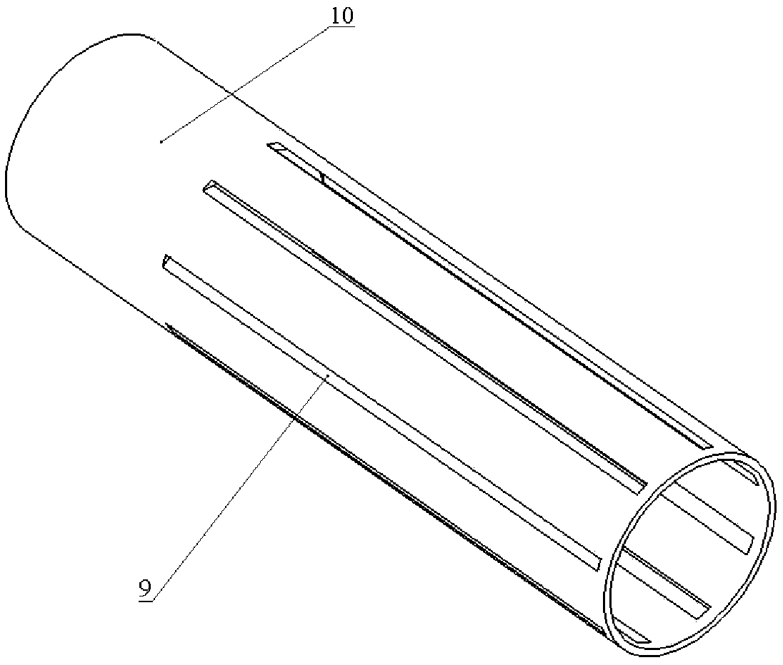 A pipeline type natural gas condensate liquid cyclone separator