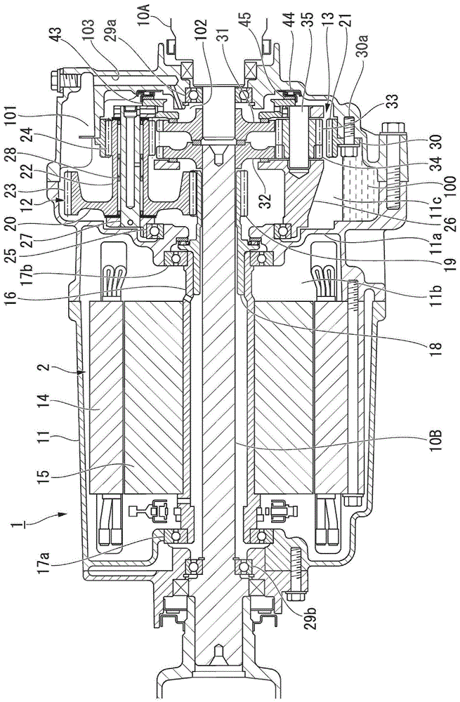 drive unit for vehicle