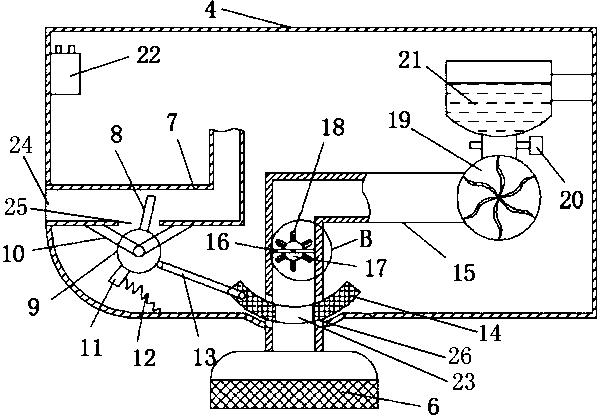 A drone device that can spray pesticides efficiently and evenly