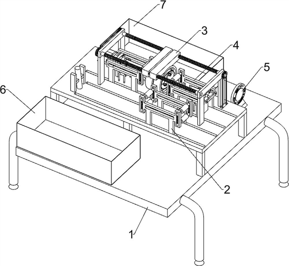 Copper bar heat shrinkable sleeve mounting device with uniform heating function