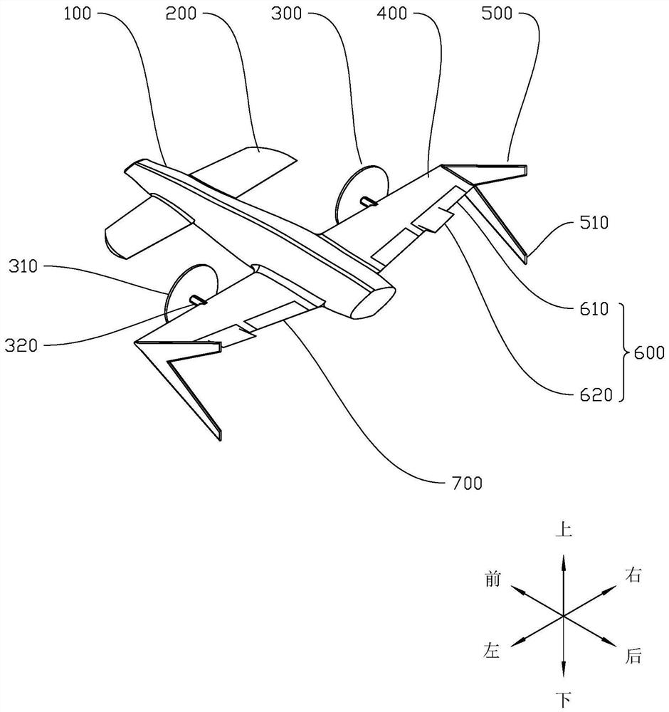 Canard tail seat type unmanned aerial vehicle