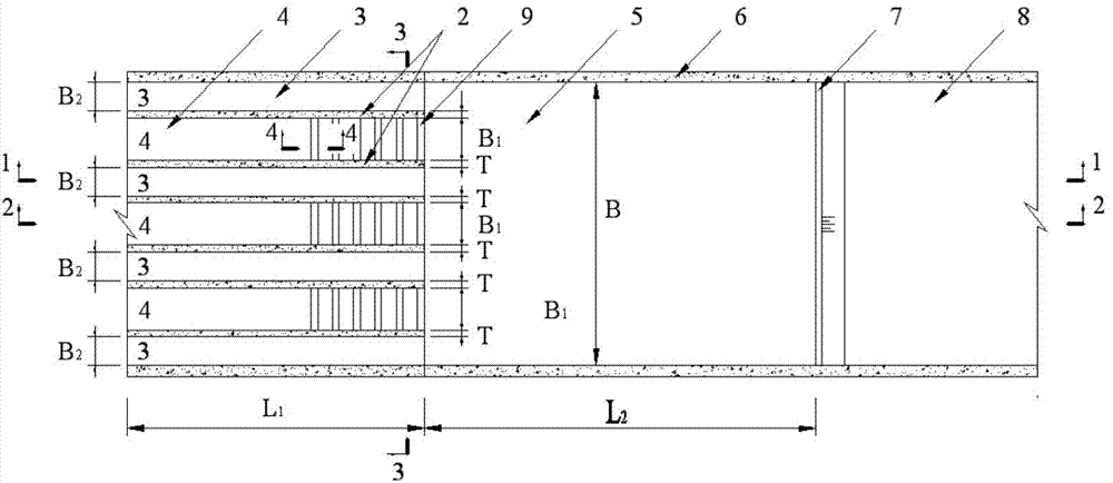 Vibration reduction and explosion reduction split type imported energy dissipation device