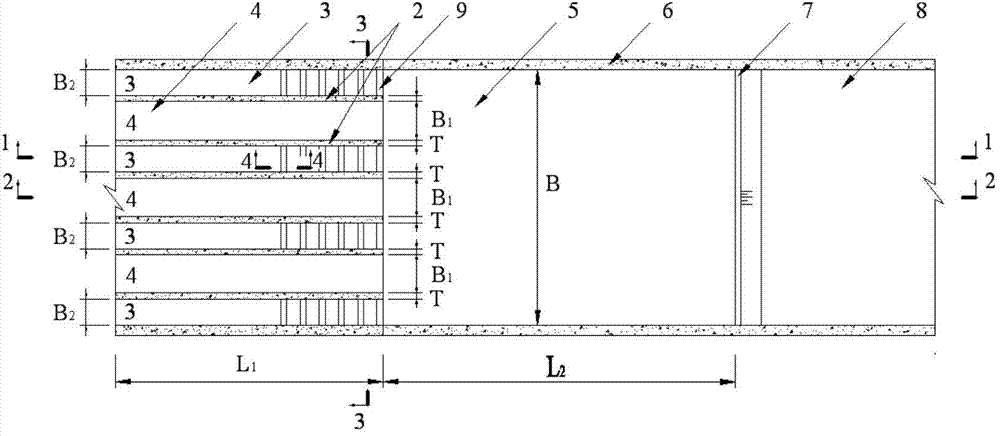 Vibration reduction and explosion reduction split type imported energy dissipation device