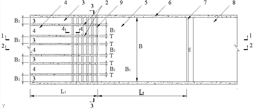 Vibration reduction and explosion reduction split type imported energy dissipation device