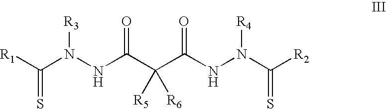 Synthesis of bis(thio-hydrazide amide) salts