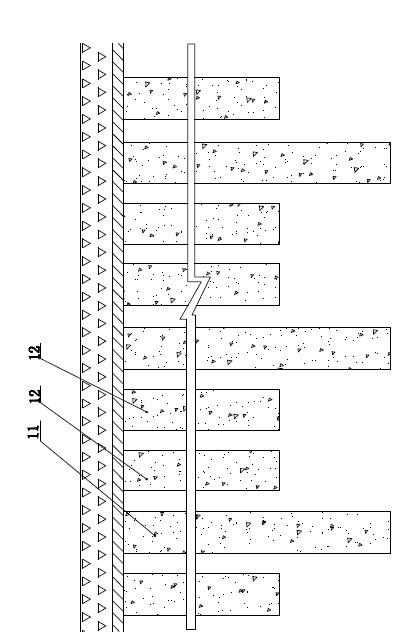 Pit supporting structure and construction method thereof