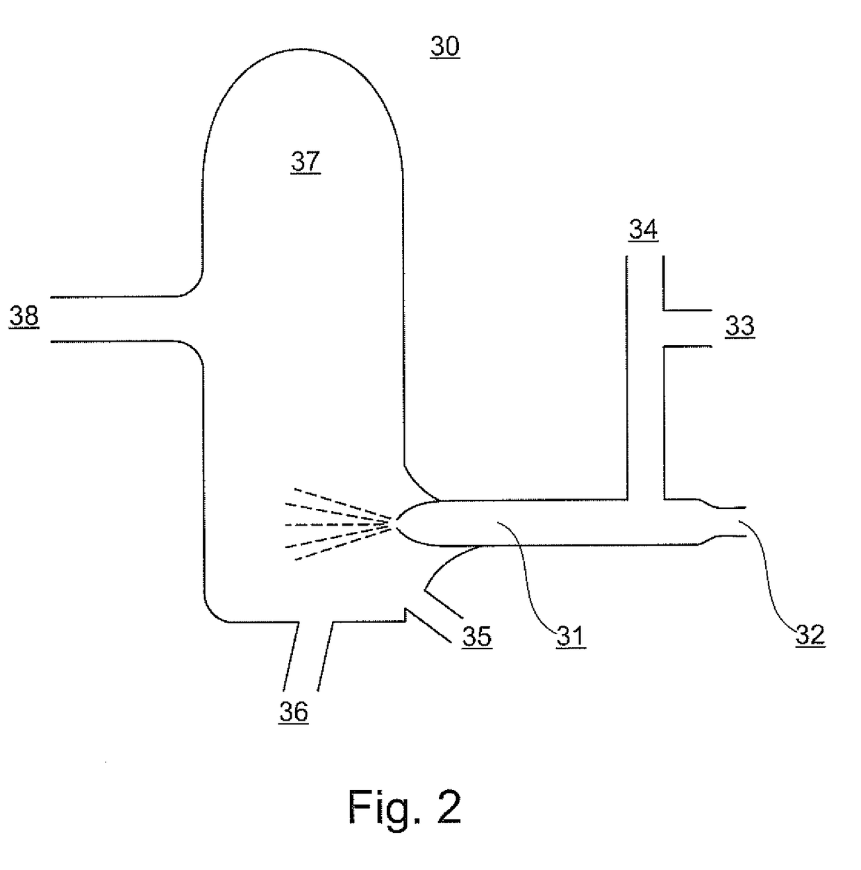 Addition of reactive species to icp source in a mass spectrometer