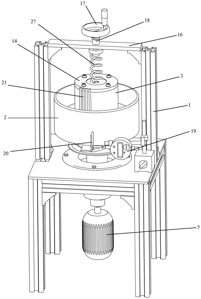 Thrust sliding bearing lubricating property teaching demonstration device