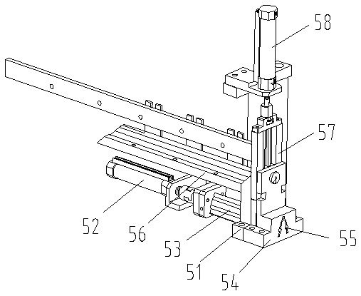 A stator magnetic tile assembly mechanism capable of accurately magnetizing