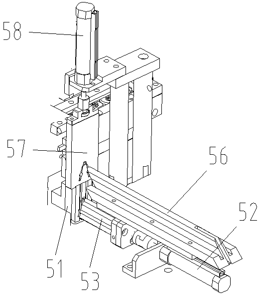 A stator magnetic tile assembly mechanism capable of accurately magnetizing