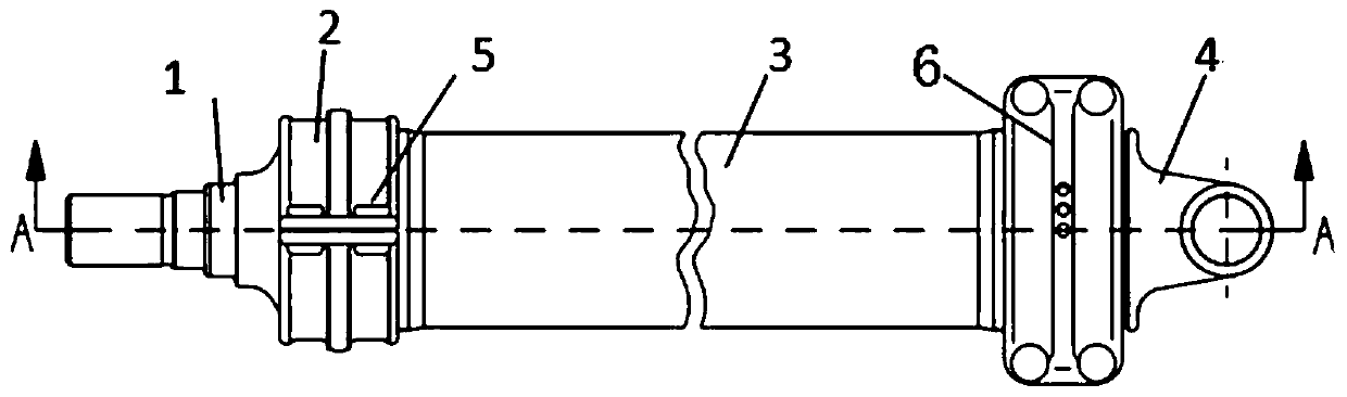 A car transmission shaft structure