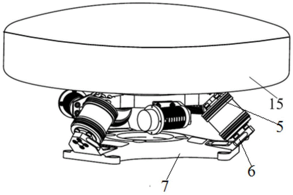 Micro-vibration isolation and vibration absorption combined vibration reduction device for satellite flywheel