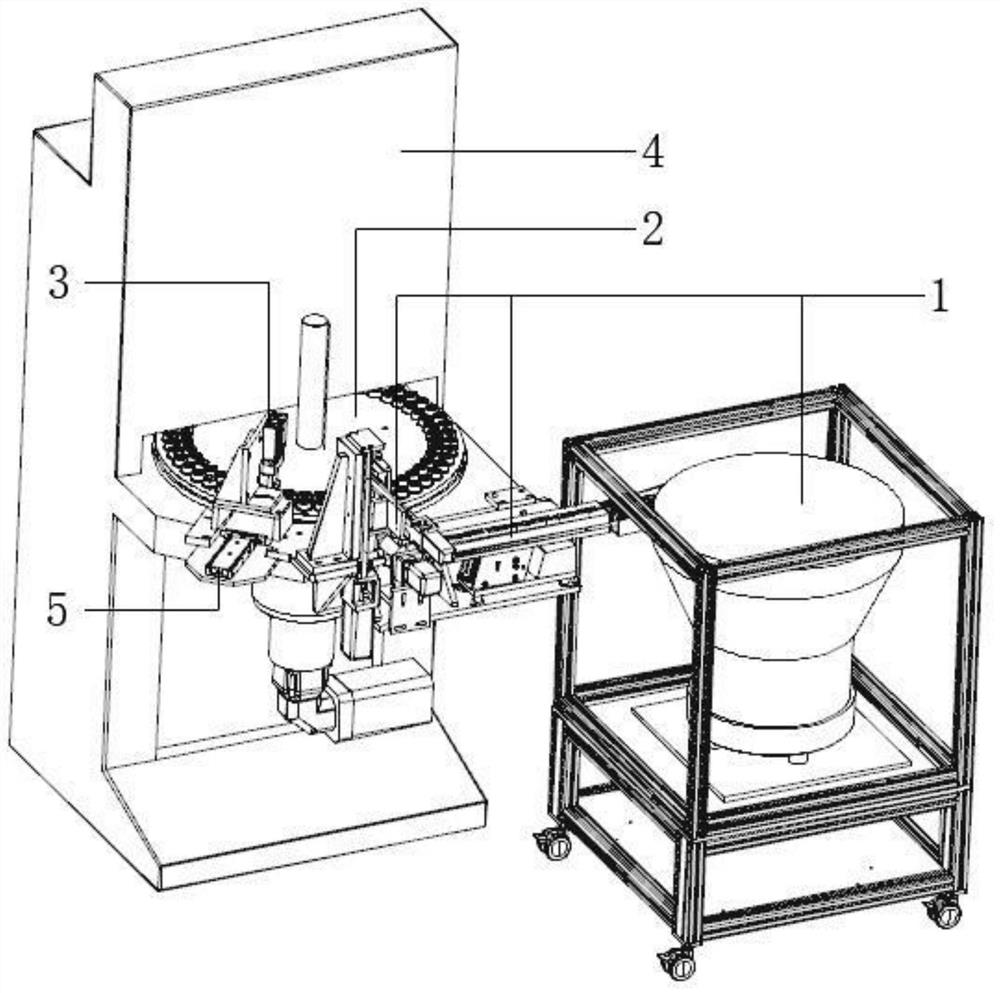 A spring grinding machine with automatic feeding