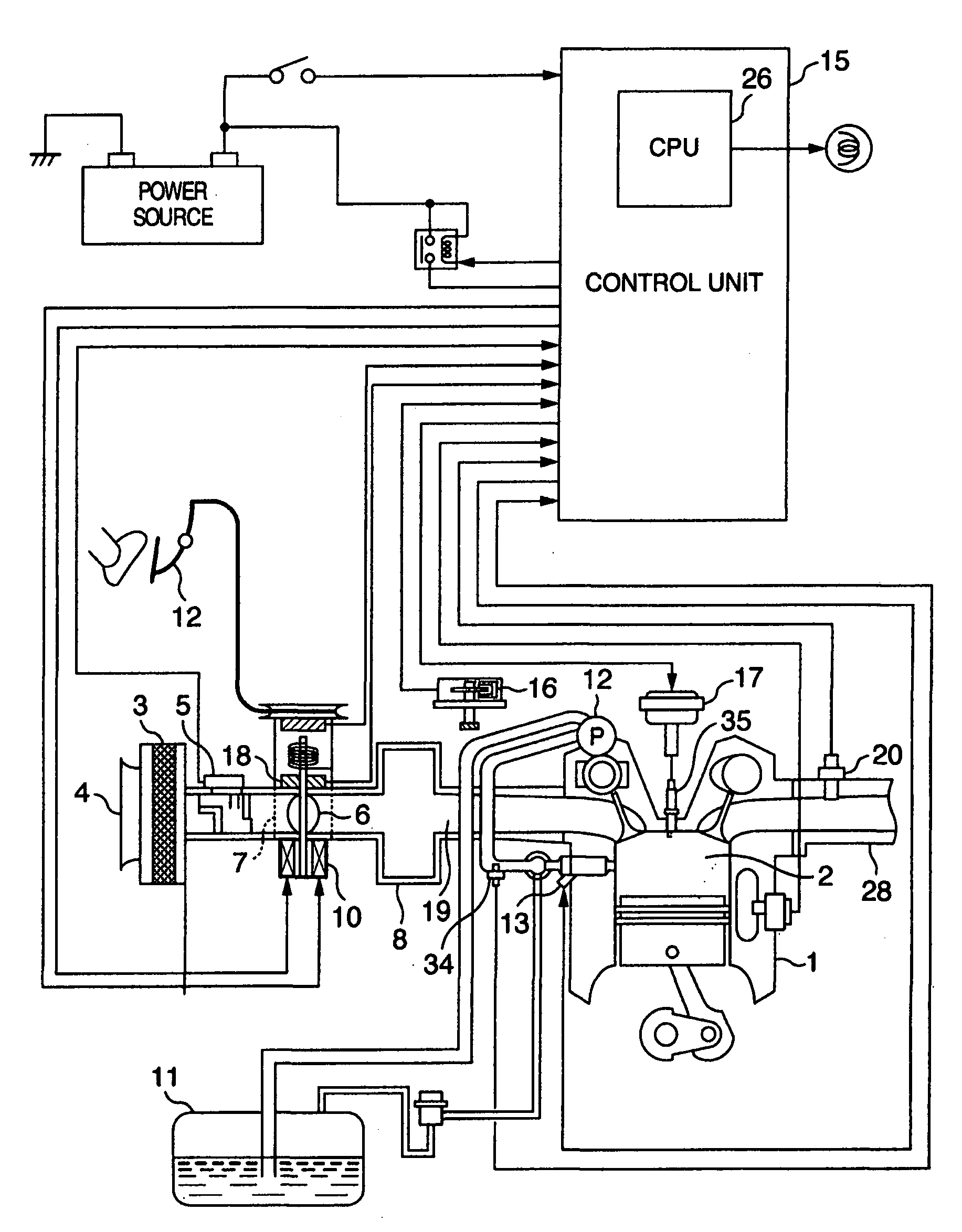 Control Apparatus for Direct Injection Type Internal Combustion Engine