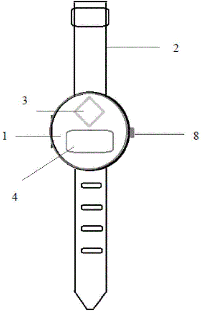 Multifunctional watch for blind person