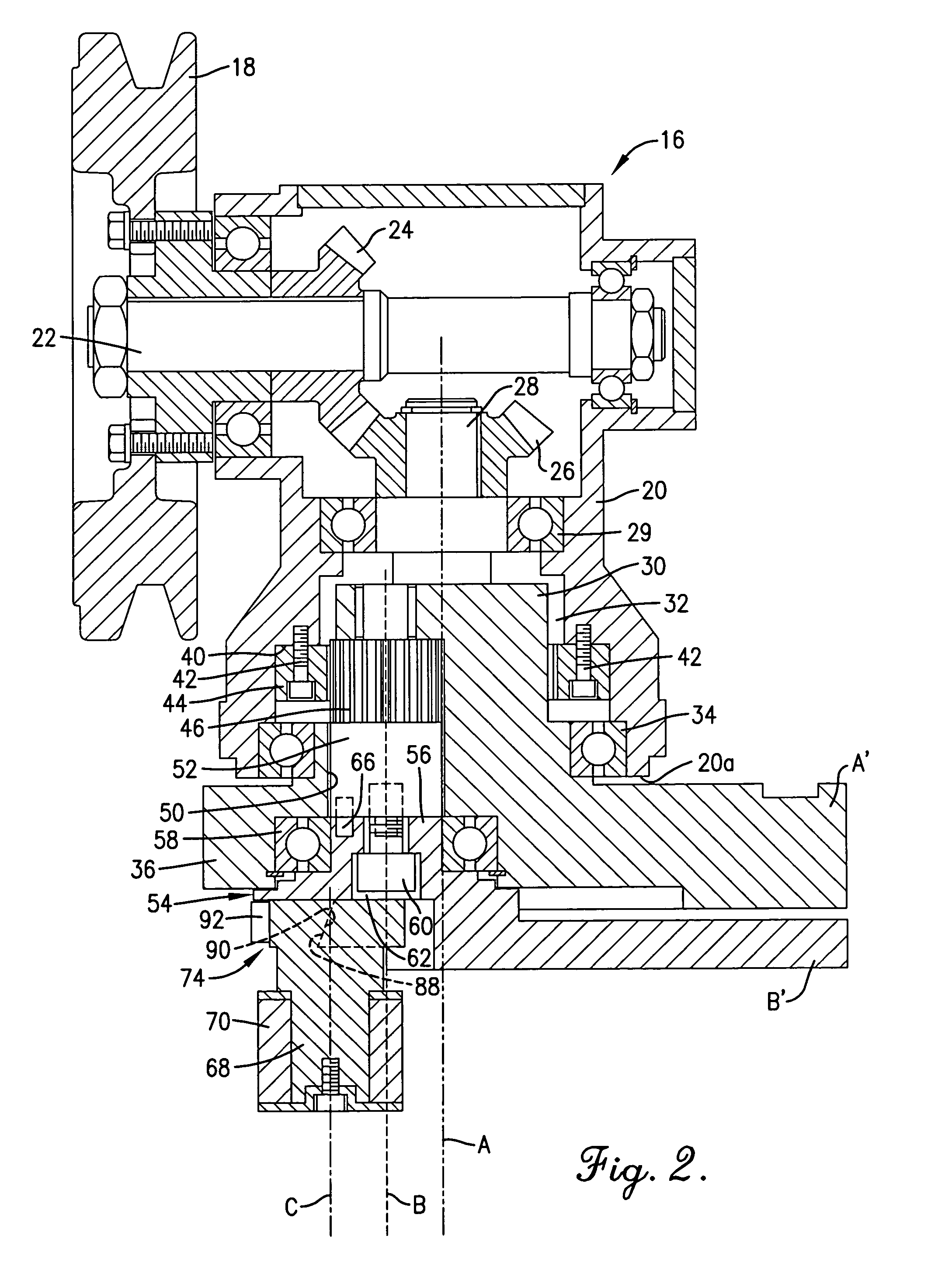 Balanced epicyclic sickle drive