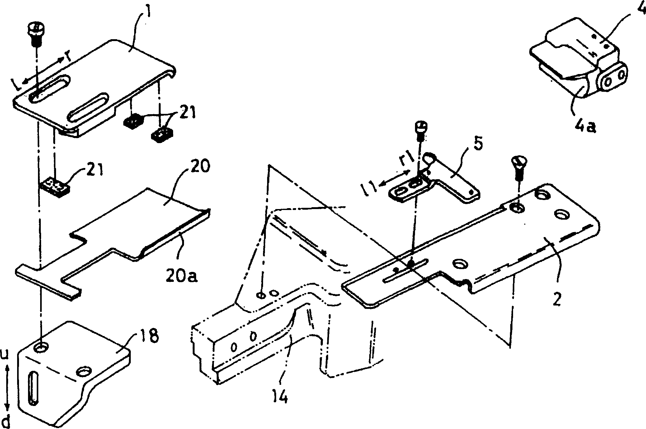 Cloth folding and guiding device of sewing machine