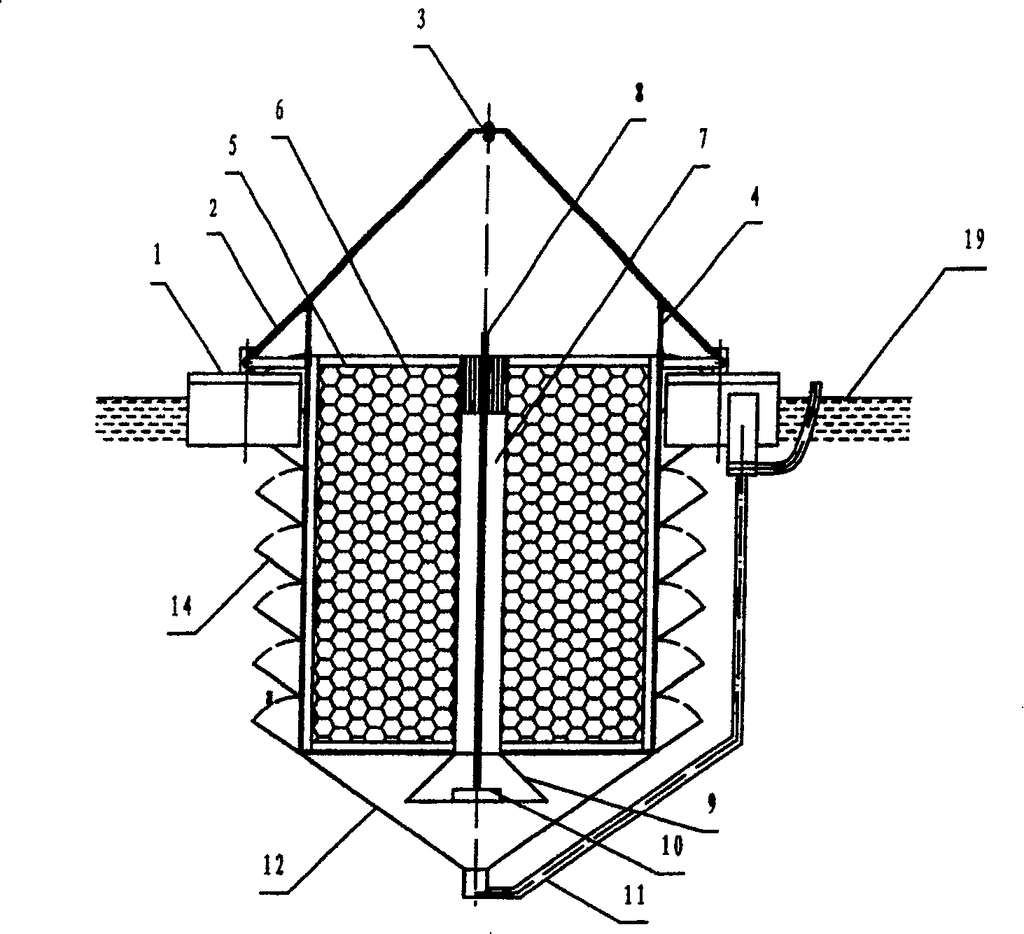 Controllable environment-friendly type fish culture box