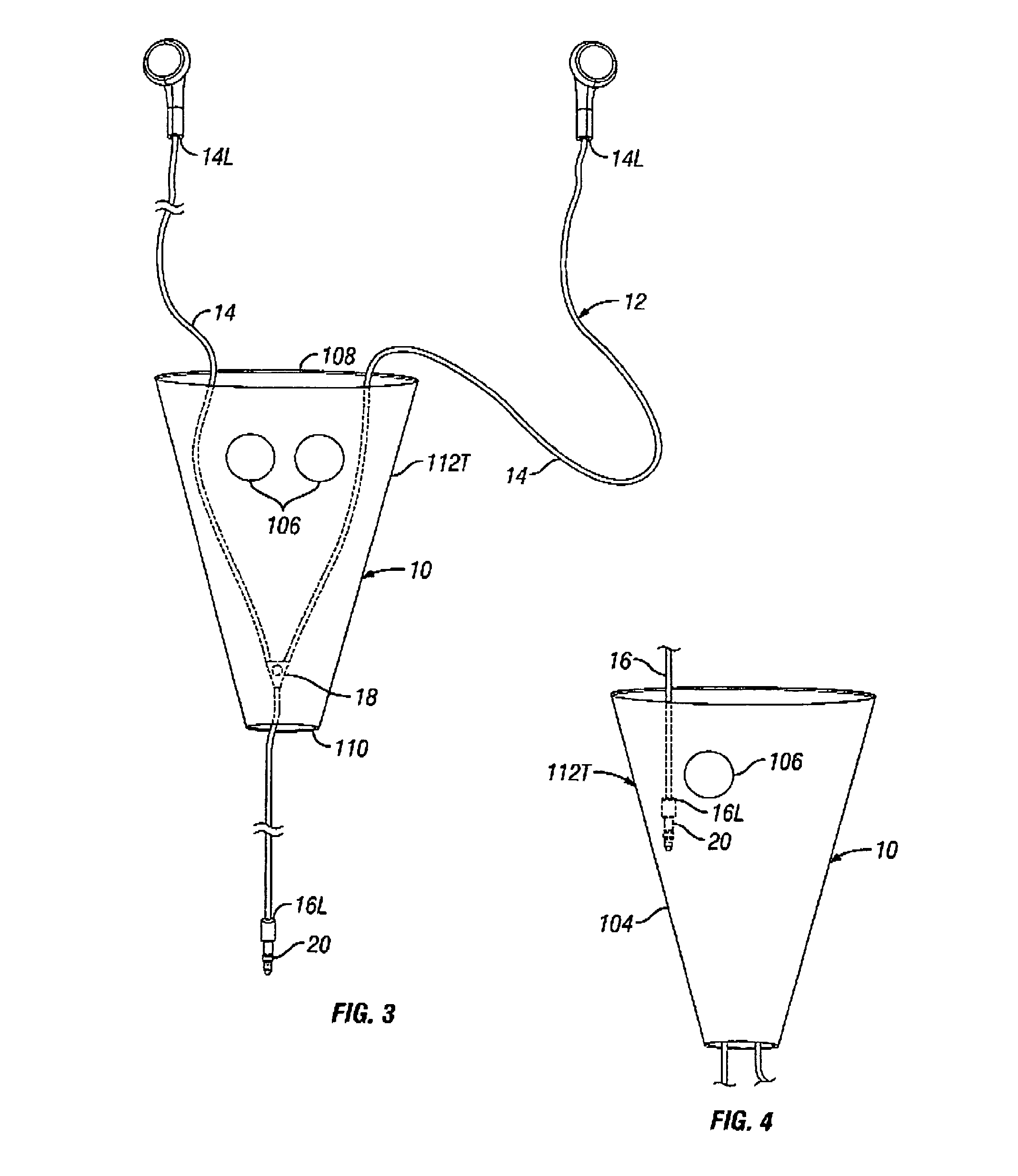Cord management method and sleeve for ends of Y-shaped cords
