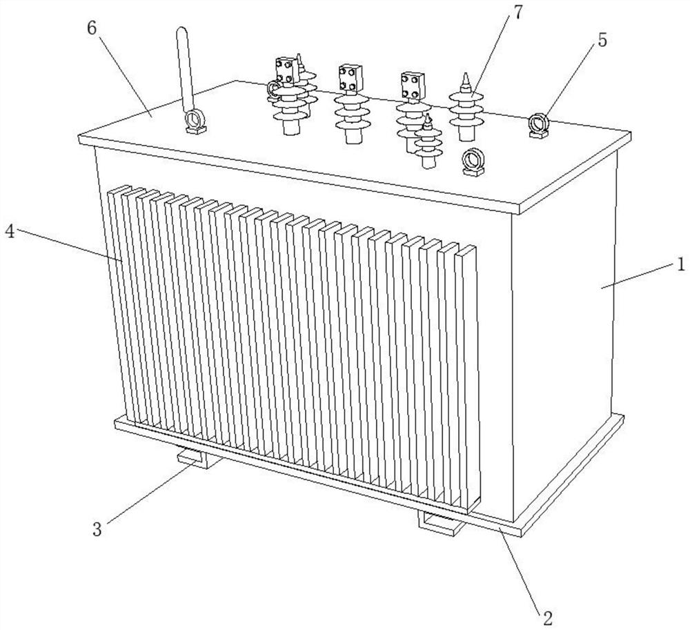 A light-transmitting box-type transformer