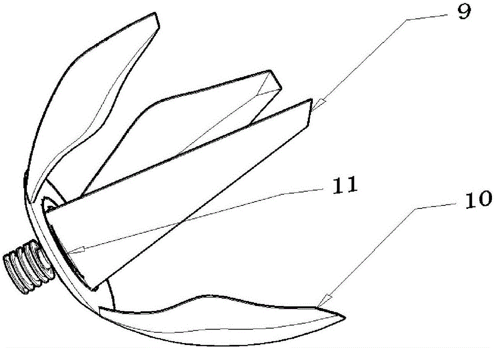 Material mixing device applicable to physical similar simulation test