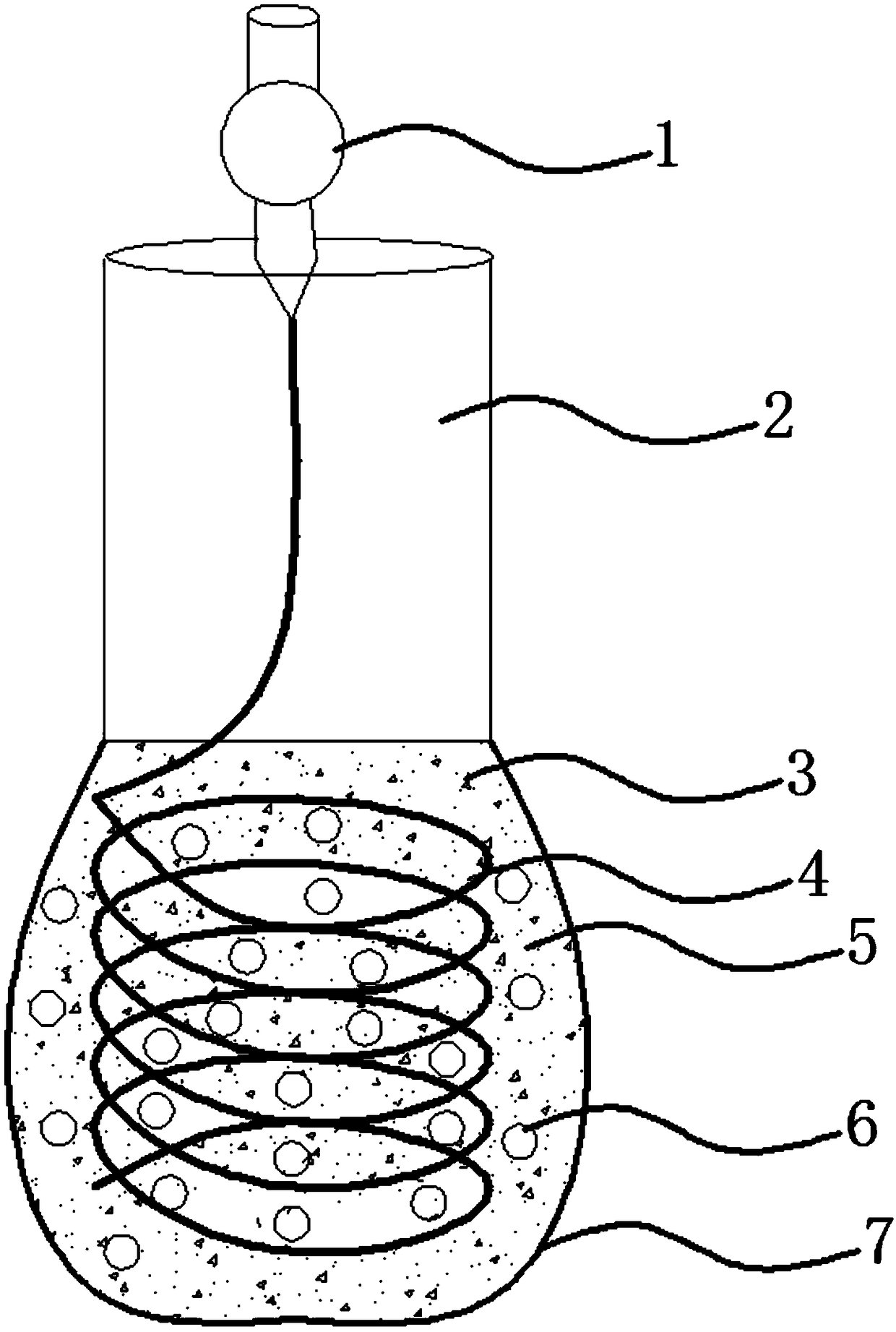 Gas pressure-controlling intelligent buffer foot of robot