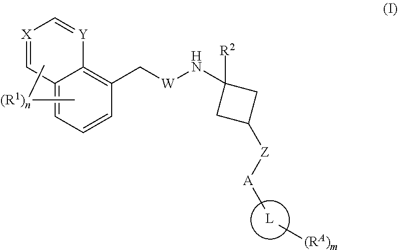 1,3-substituted cyclobutyl derivatives and uses thereof
